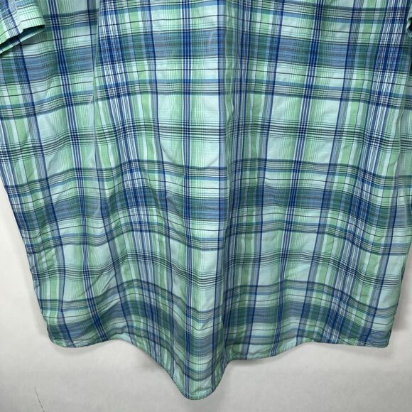 Tommy Bahama The Coconut Point Button Up Shirt Mens Large Green Blue Plaid SS - Picture 13 of 13